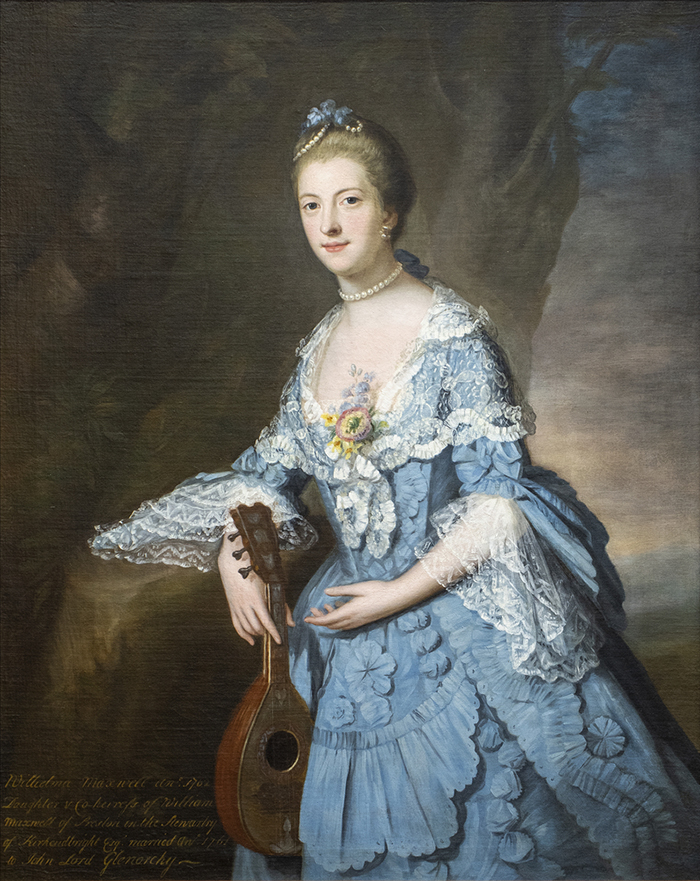 18th century: Katherine Read (1723-1778) – Portrait of Willielma Campbell, Lady Glenorchy (1762)`