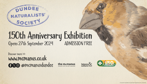 Dundee Naturalists' Society 150th Anniversary display